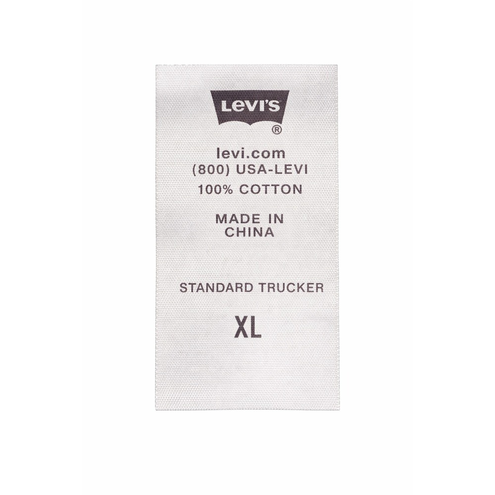 Levi's 70507 Black Denim Trucker Jacket XL Standard Fit Classic Button Jean - Picture 4 of 5